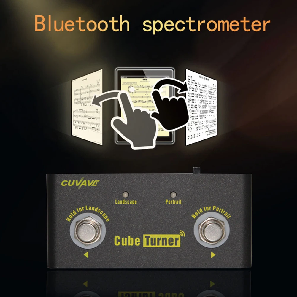 Беспроводная педаль ручки для страниц CUVAVE поддерживает соединение Looper Pro