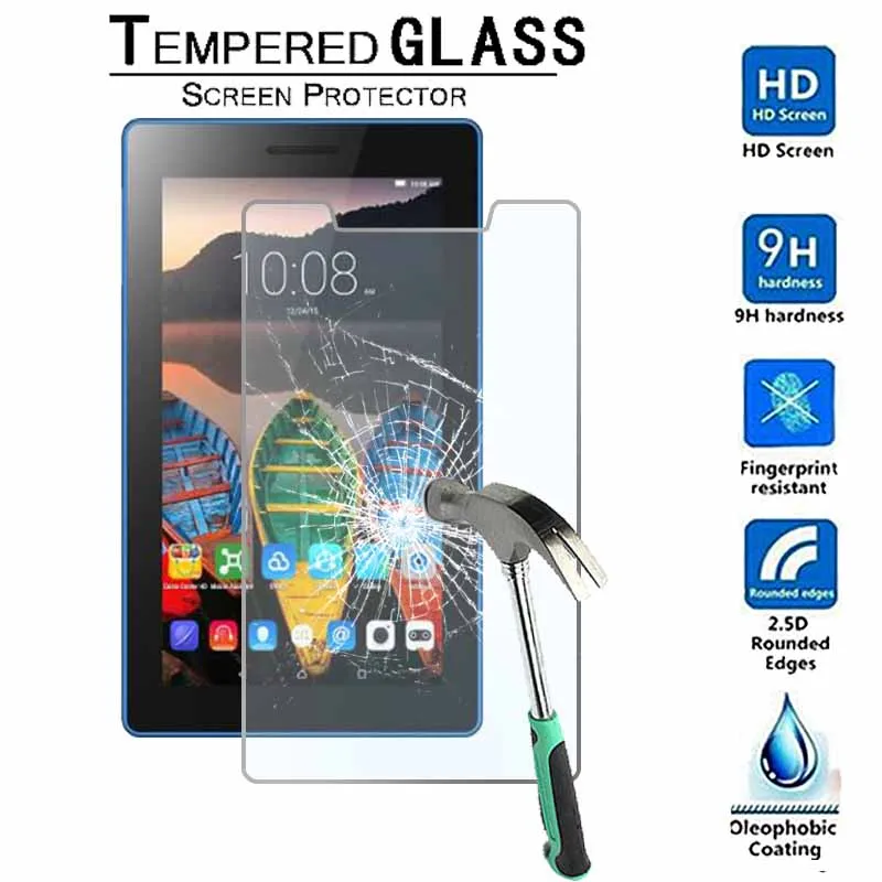 

For Lenovo Tab3 7 Essential - 9H Premium Tablet Tempered Glass Screen Protector Film Protector Guard Cover