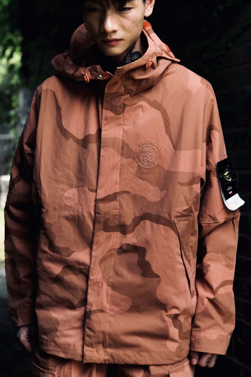 

Stone Island tide brand joint camouflage functional tactical tooling jacket and assault jacket men and women with the same parag