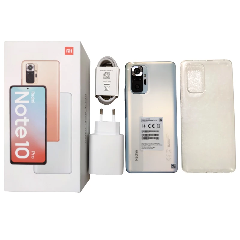 Глобальная версия смартфона Xiaomi Redmi Note 10 Pro 6 ГБ 128 8 108MP камера Snapdragon 732G 120 Гц AMOLED