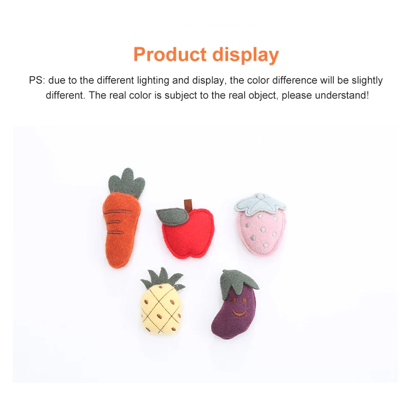 

Teeth Grinding Catnip Toys Dog Toys Cat Chewing Toy Cat Puppy Training Toy Soft Apple Carrot And Vegetable Pet Supplies Cat Toys