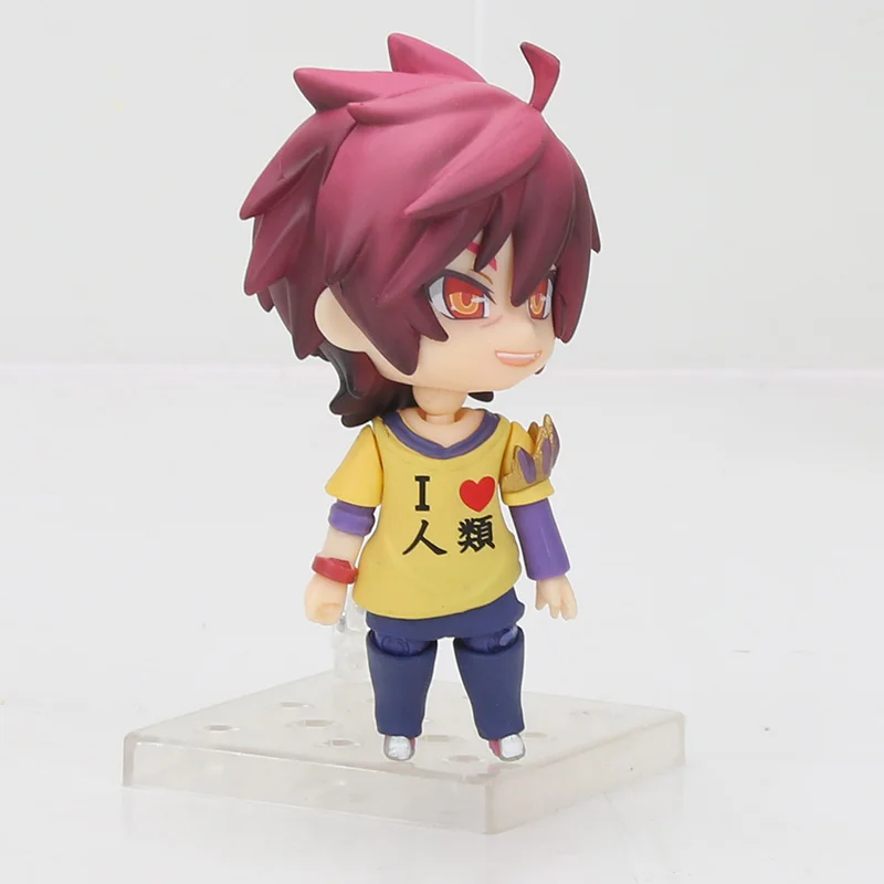 653 no color box 10 см без игры без жизни Широ Сора Джибрил Nendoroid 653 652 794 ПВХ фигурка модель детские игрушки кукла - Цвет: 653 no color box