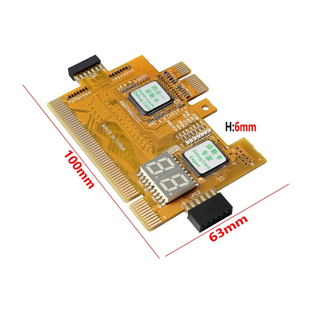 PCI PCI-E LPC настольный компьютер четырехв-1 Диагностическая карта обнаружения