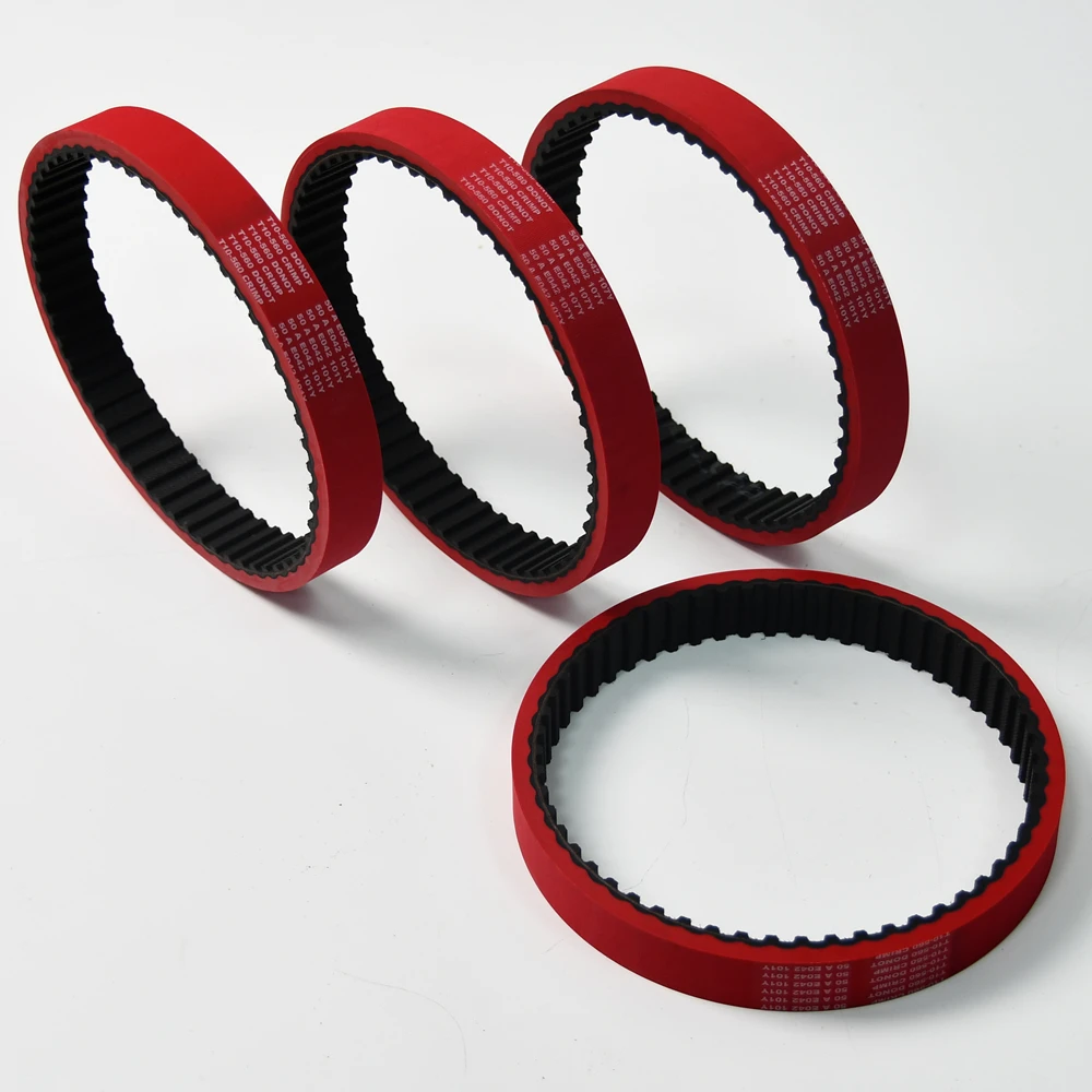 Ремни ГРМ с красной резиной для вертикальной упаковочной машины VFFS. Pull Down Of The