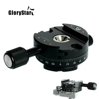 camera clamp panoramic shooting clamp tripod monopod quick release plate mount rotate clamp for arca plate dslr camera tripod