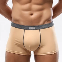 plus size men boxers underwear mid waist man panties cotton breathable shorts boxer hombre cueca comfortable underpants trunks
