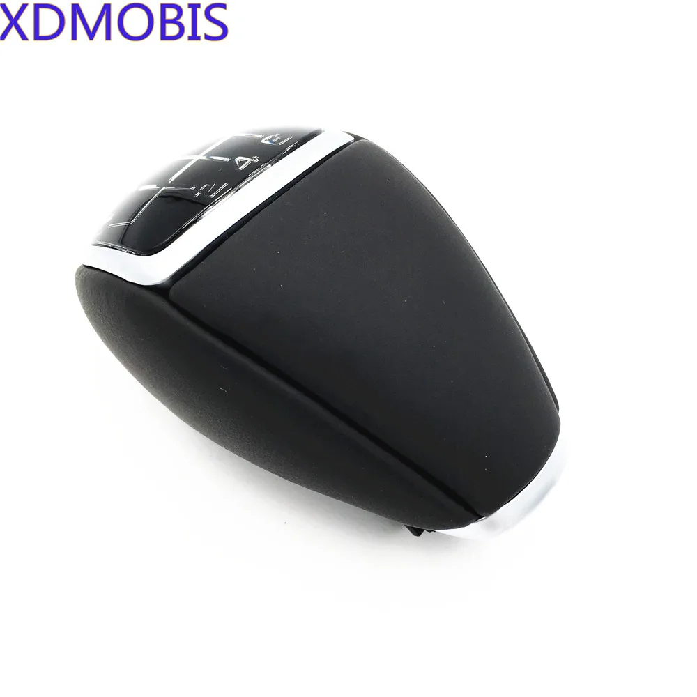 Ручная остановка 6 скоростей M кожаная Глянцевая ручка переключения передач