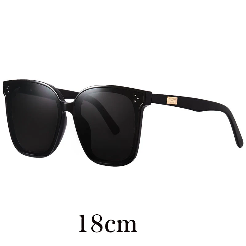 

Evove 18cm Oversized Sunglasses Male Unisex Black Sun Glasses for Men Women Female Big Large Frame Steampunk Vintage 2018