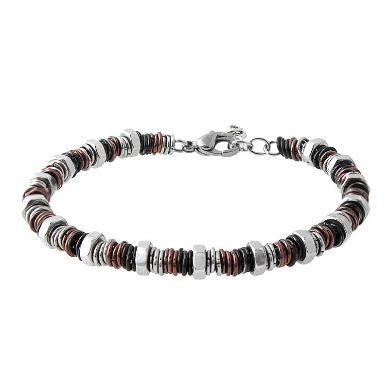 Браслет Runda из нержавеющей стали 2020 с круглым винтом для мужчин модные браслеты