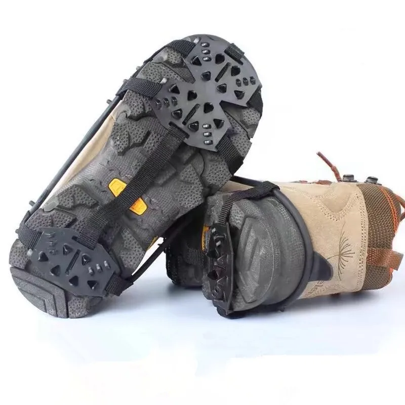 Уличные скобы из марганцевой стали 18 зубьев Нескользящие бахилы снежные когти