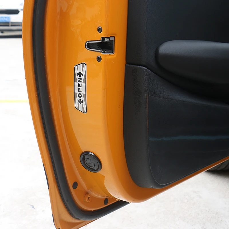 4 шт. светоотражающие предупреждающие наклейки на дверь автомобиля Mini Cooper One S JCW R56