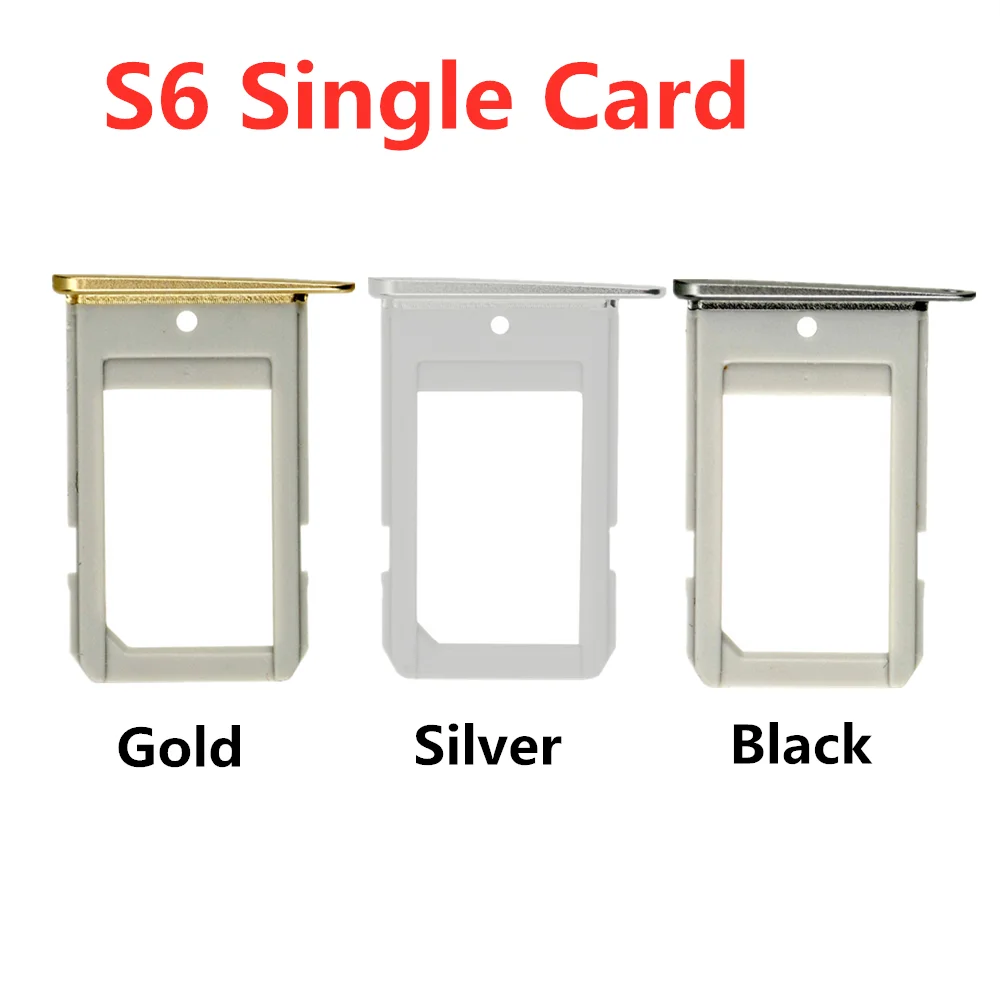 Черный/белый/золотой одиночный/двойной Micro sim-карты лоток Слот держатель адаптеры