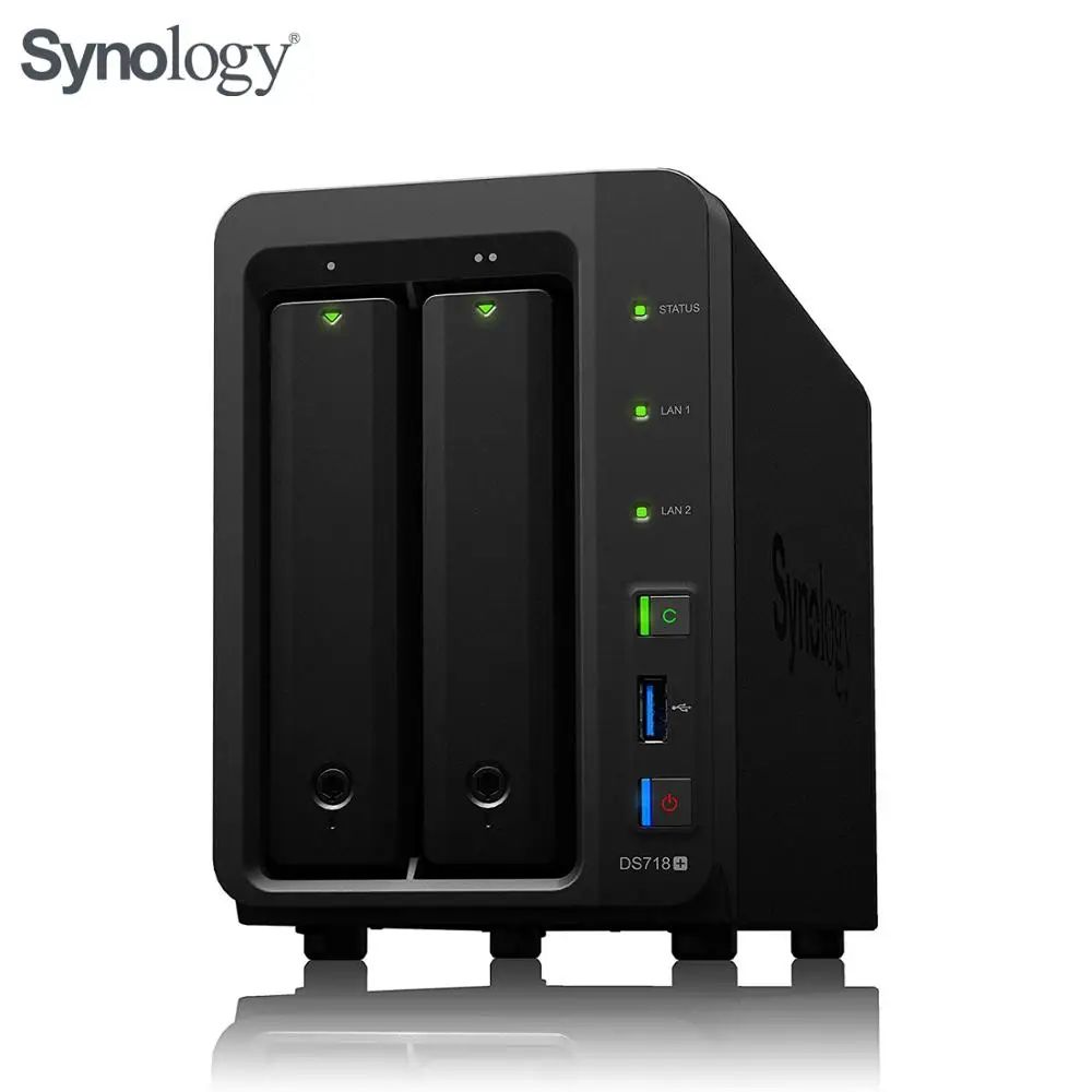 Synology 2 bay NAS DiskStation DS718 + (бездисковый)|Сетевые хранилища| |