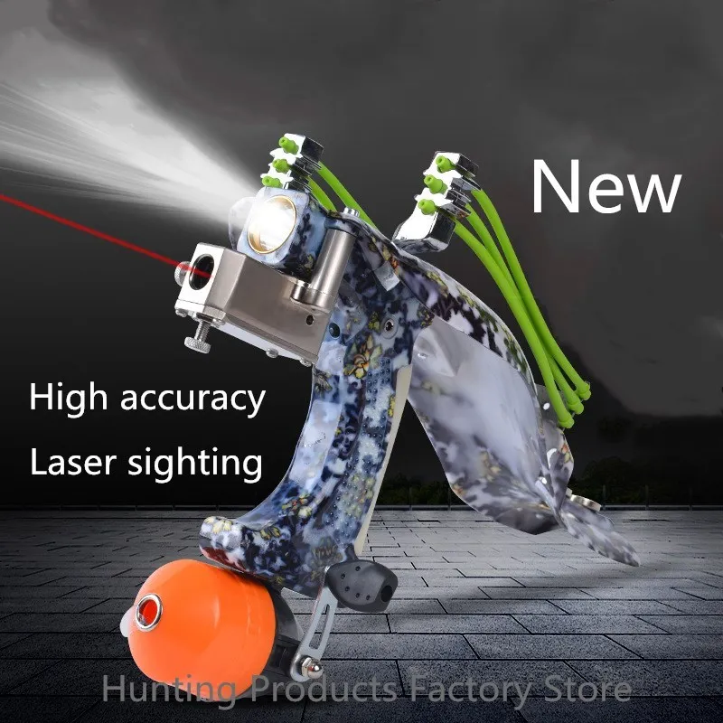 Профессиональный лазерный Рогатка Мощная для рыбалки со стильным бантиком