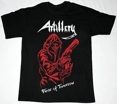 

ARTILLERY FEAR OF TOMORROW THRASH METAL BAND AGENT STEEL NEW BLACK T-SHIRT