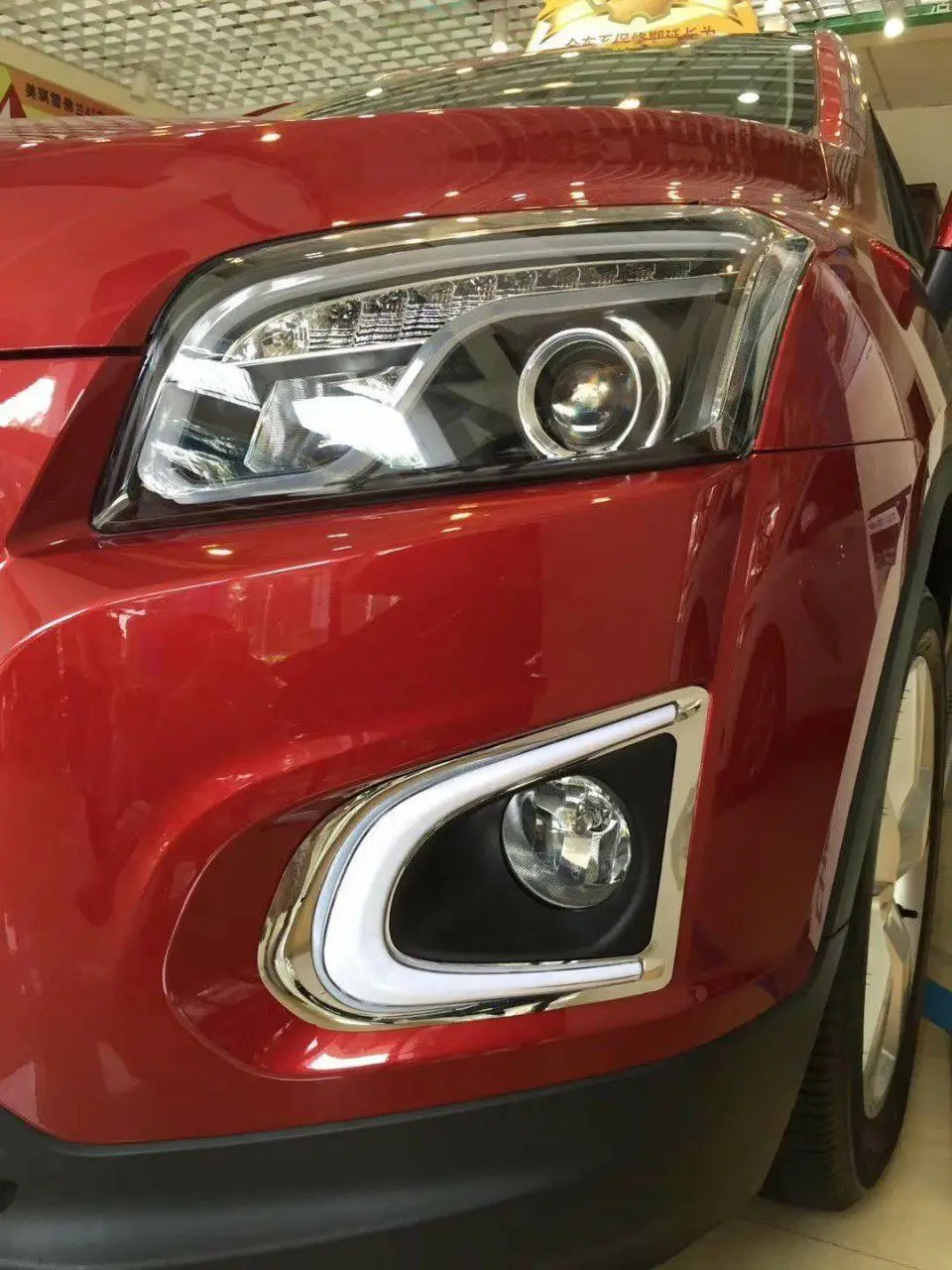 1 комплект для Chevrolet TRAX Chevy 2014 2015 светодиодный DRL дневные ходовые огни дневной свет