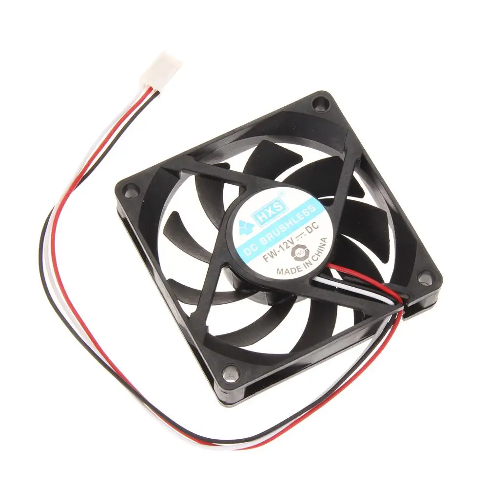 Портативный кулер Molex для ПК Бесщеточный Охлаждающий вентилятор ЦП 3 контакта 12 В