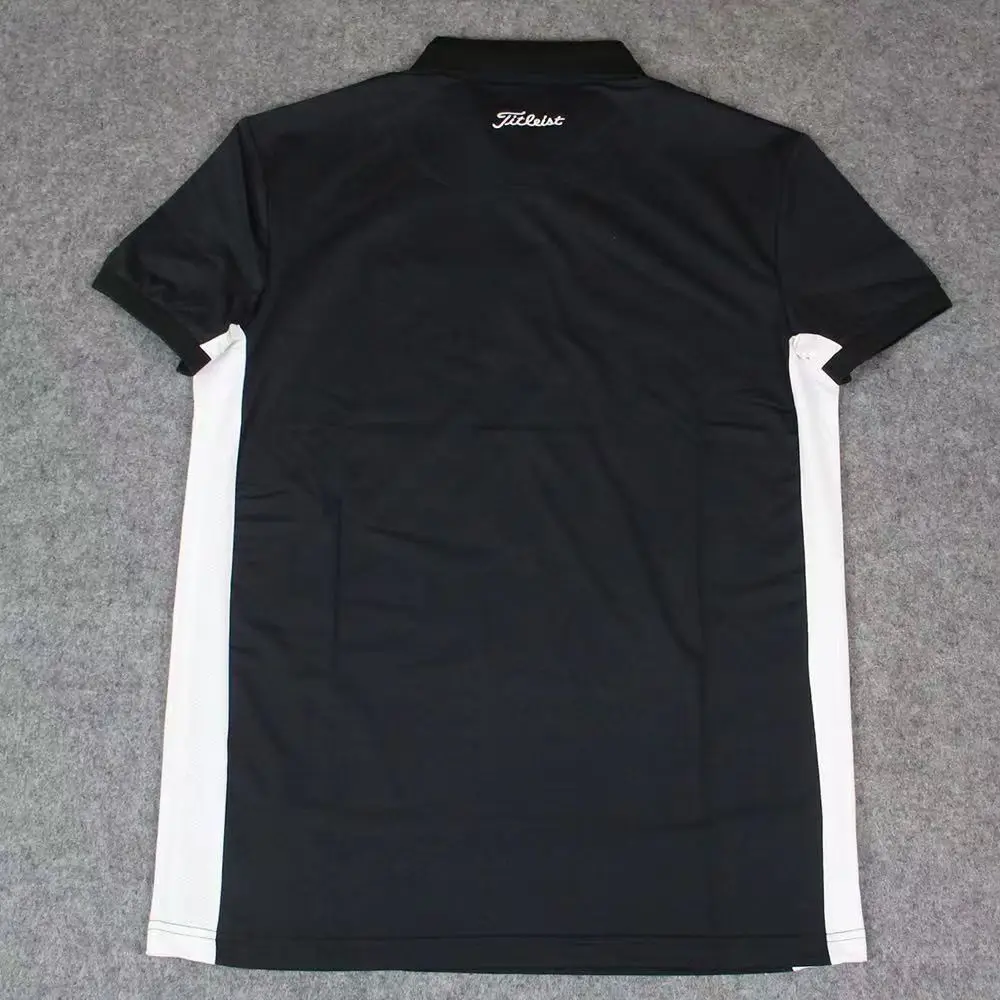 

2021 New Men's Golf Short-Sleeved Stretch Cotton Casual Polo-Shirt