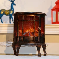 fireplace charcoal lantern decoration simulated flame home decoration crafts christmas scene window arrangement 30x24 5x12 5cm