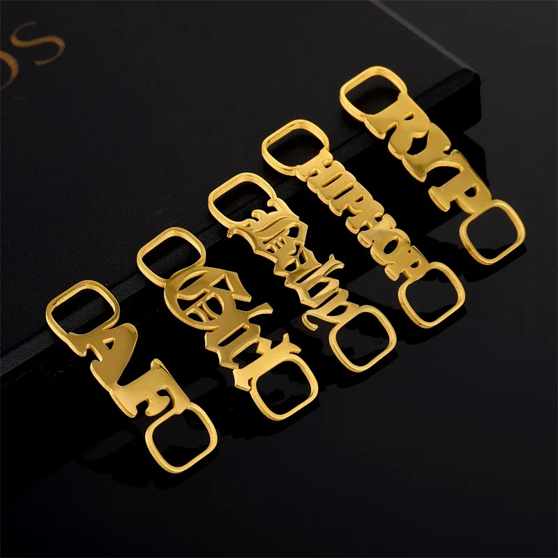 Индивидуальное Название обуви Пряжка персонализированные высококачественные