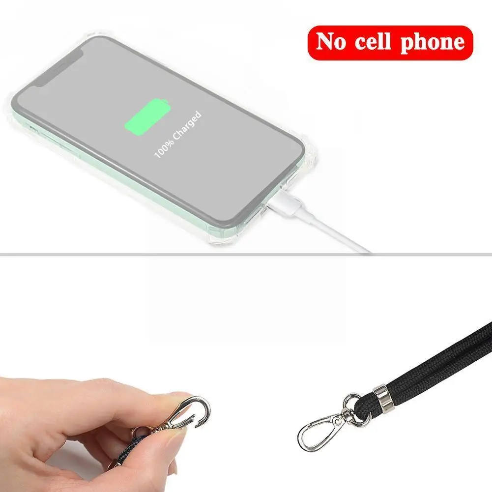 

Mobile Phone Anti-theft Lanyard Set Adjustable Neck Holder Silicone Cover Holder Strap Universal Sling Lanyard Badge Rope