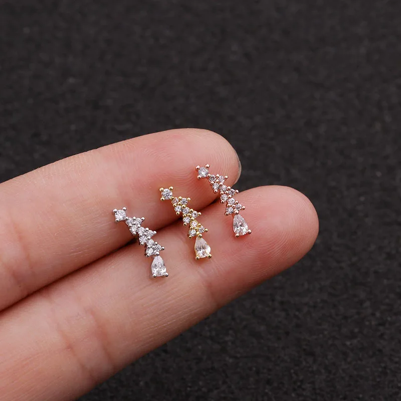 

Серьги-гвоздики из нержавеющей стали, 20 г, 1 шт.