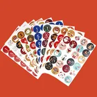 Милый креативный Рождественский узор календарь с обратным отсчетом 1-24 подарок декоративные наклейки креативный Набор наклеек детские подарки