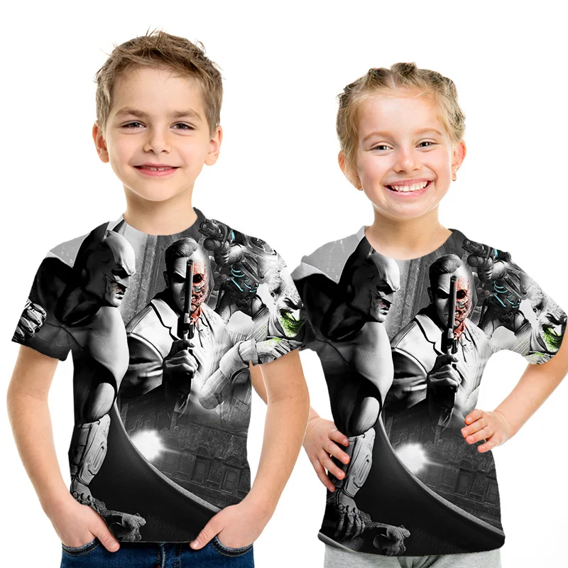 Одежда для детей летняя футболка с короткими рукавами детская человеком-пауком и