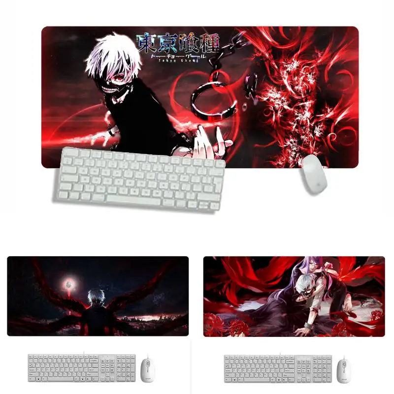

Tokyo Ghoul anime Laptop Gaming Mice Mousepad X XL XXL Non-slip Cushion Thickness 2mm