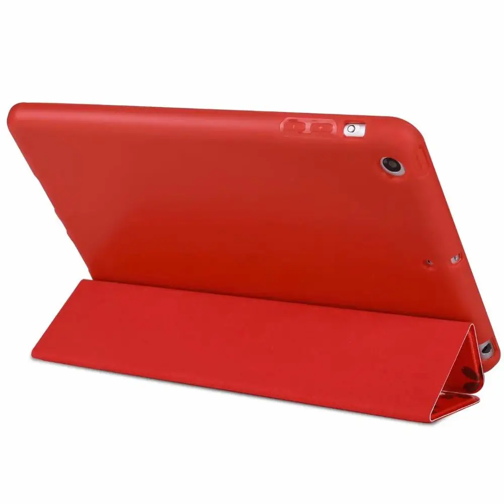 Мягкий для iPad mini 1 2 3 чехол из ТПУ ударопрочный A1A32 min3 с трехслойной подставкой