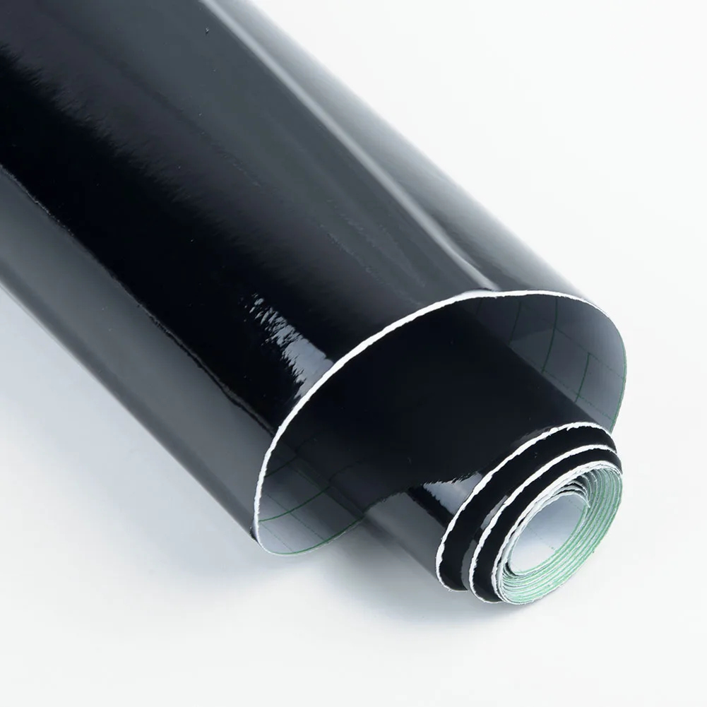 

Gloss Black Car Vinyl Film Wrap Sticker Decal Interior Decoration Car Paint Film 30x152cm Waterproof, Stain And UV Resistant