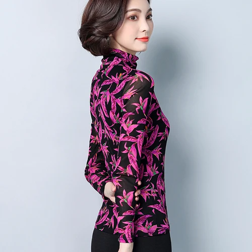 Новинка осени 2020 эластичные с длинным рукавом трендовые принтом большие размеры