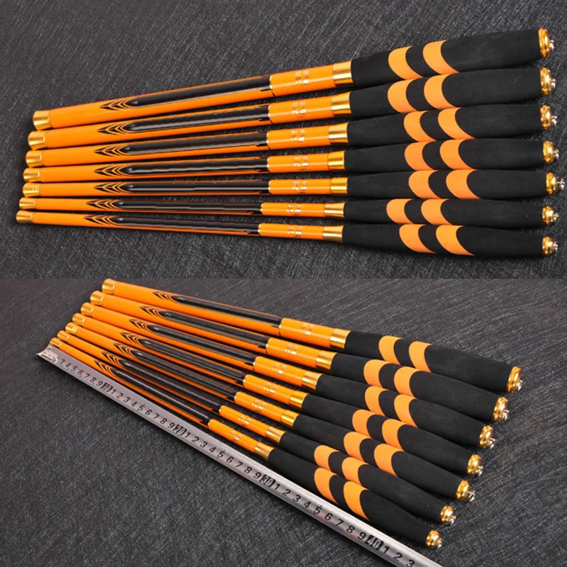 Новый мини-поток Удочка из углеродного волокна телескопическая Сверхлегкая