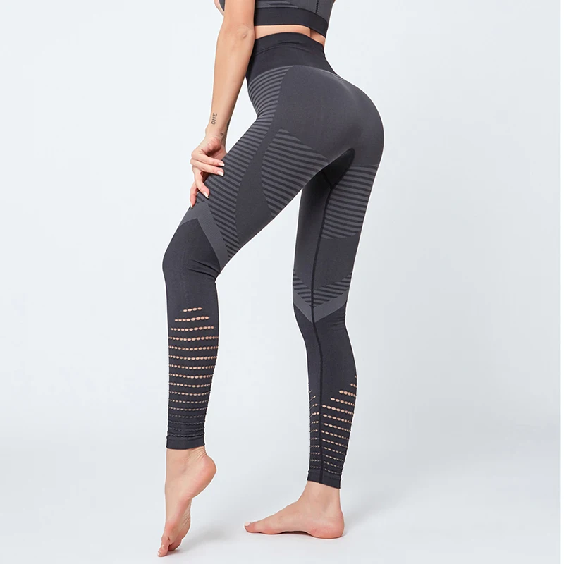 Salspor Shark Naadloze Yoga Broek Sport Vrouwen Hoge Taille Gym Leggings Fitness Vrouw Holle Out Strakke Sport Legging Running Broek