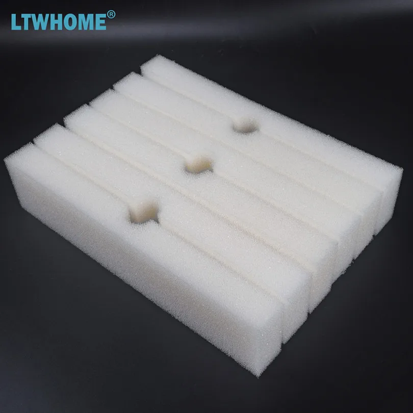 LTWHOME упаковка из 6 совместимых пенный фильтр подходит для аквариума Fluval FX5 и FX6 FX4