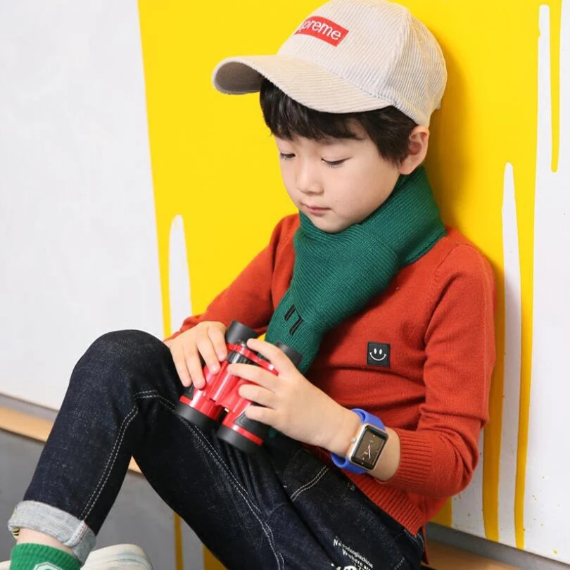 Одежда для мальчиков Детская осенняя теплая куртка детская зимняя вязаная