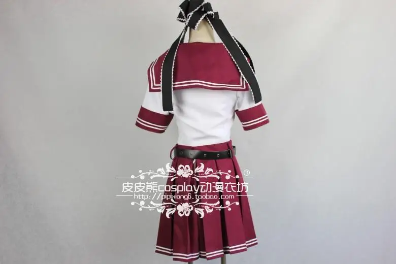 

VOCALOID cos Shiie anime man woman cosplay High-quality jk college uniform costume full set Top + Skirt + Scarf + Headdress