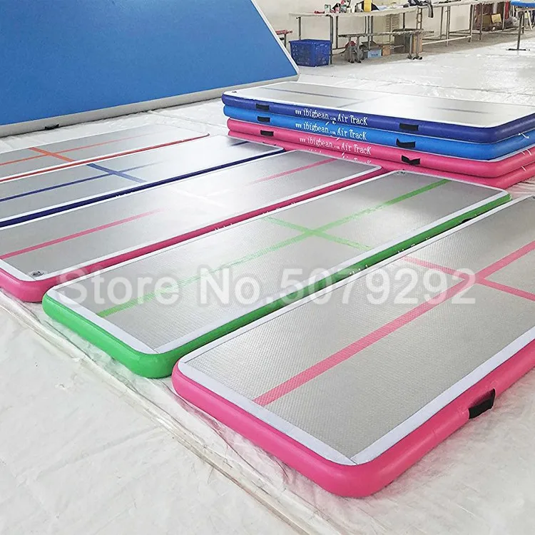Hot Sale Gymnastics Mats For Cheerleading Drop Stitch Material 3M Air Track Mats With Pump Home Use Air Floor/Tumbling Mats