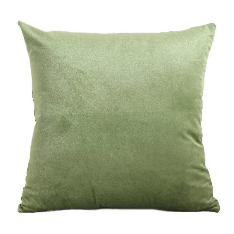 Фланелевый чехол для подушки однотонный декоративный дивана декоративные