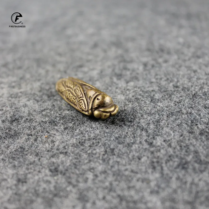 Статуэтка цикады из античной меди аксессуары для домашнего декора винтажная