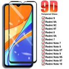 Защитное стекло 9D для Xiaomi Redmi Note 8, 8T, 7, 9, 9S, 10 Pro, 9, 9A, 9C, 9T, 8, 8A, 7, 7A