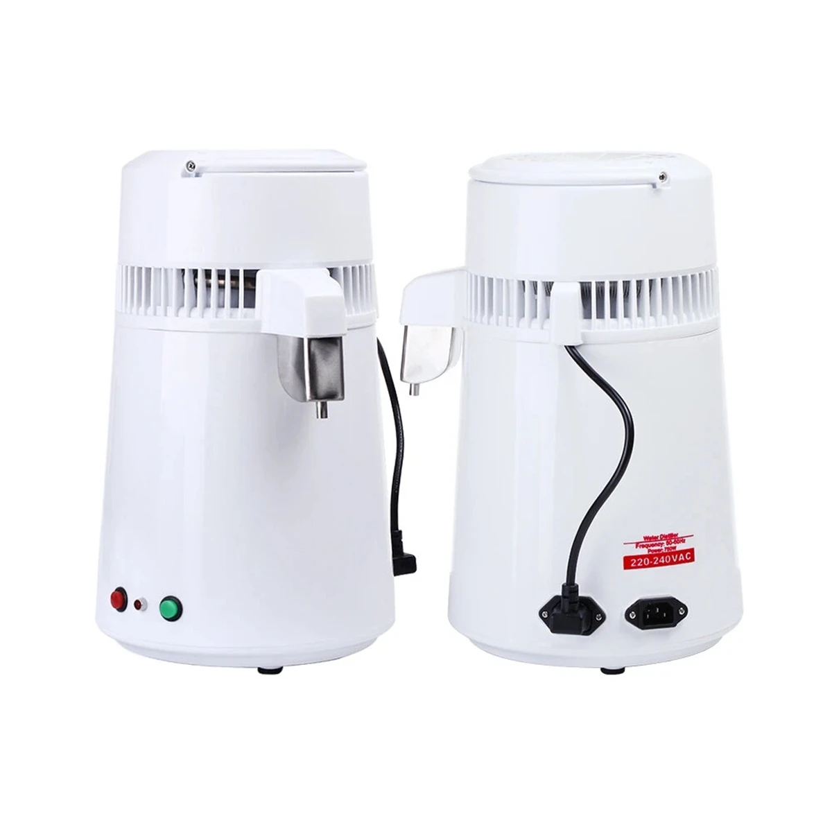 

110V/220V 750W 4L Pure Water Distiller Purifier Container Stainless Steel Filter Device Household Distilled