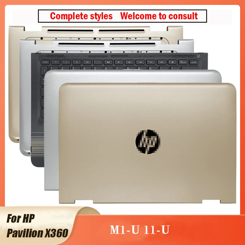 

New Original For HP Pavilion X360 M1-U 11-U Laptop LCD Back Cover/Palmrest/Bottom Case Upper Cover with Keyboard France Belgium