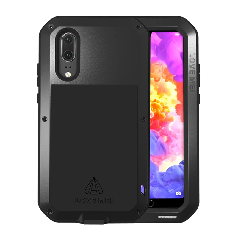 Металлический Чехол Love Mei для Huawei P20 Pro противоударный чехол телефона Lite защитный