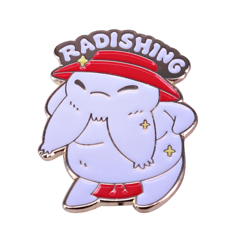 

Radishing на булавке значок