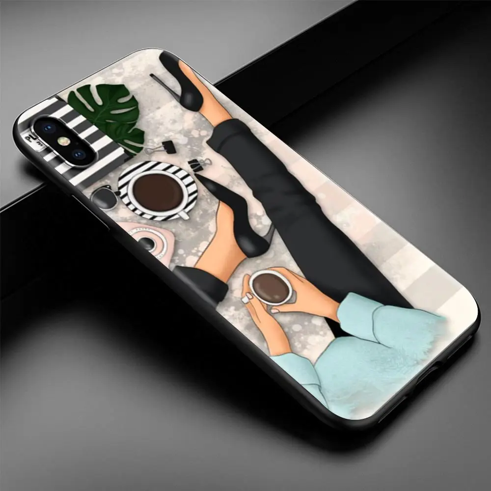 

Fashion High Heels Girl Woman Luxury Phone Case Cover for iPhone 11 12 Pro MAX 7 8 XR XS MAX X 6 6S Plus Silicone Soft TPU Coque