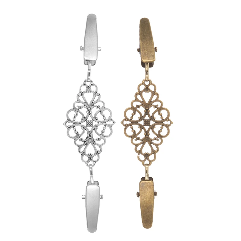 Большая сделка 2 шт. женский кардиган свитер блуза булавка для шали клипсы броши