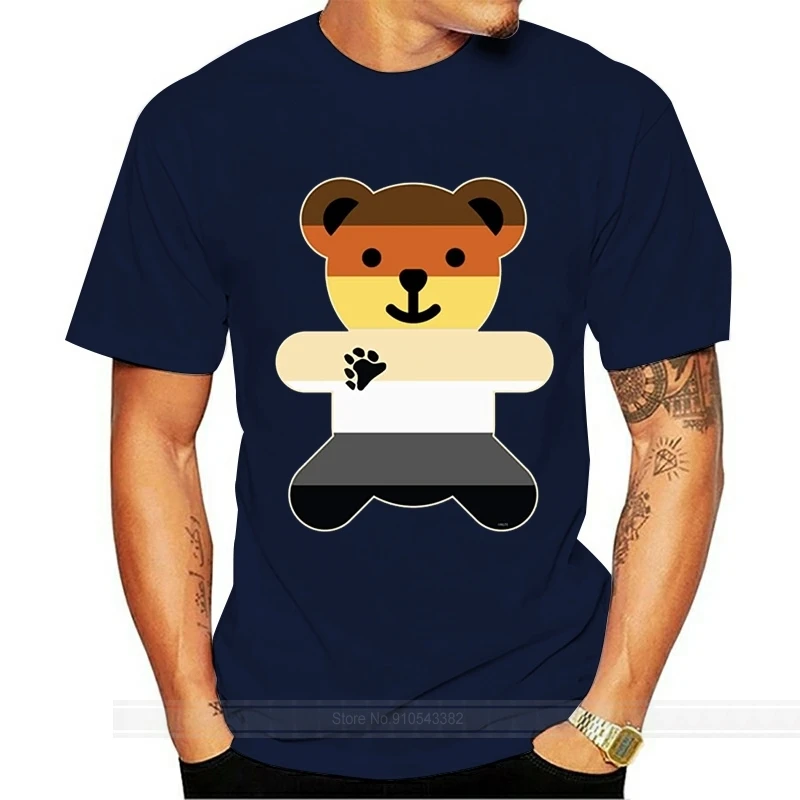 

Bear Brotherhood Flag Bear Gay Pride T-Shirt cotton tshirt men summer fashion t-shirt euro size male shubuzhi brand teeshirt
