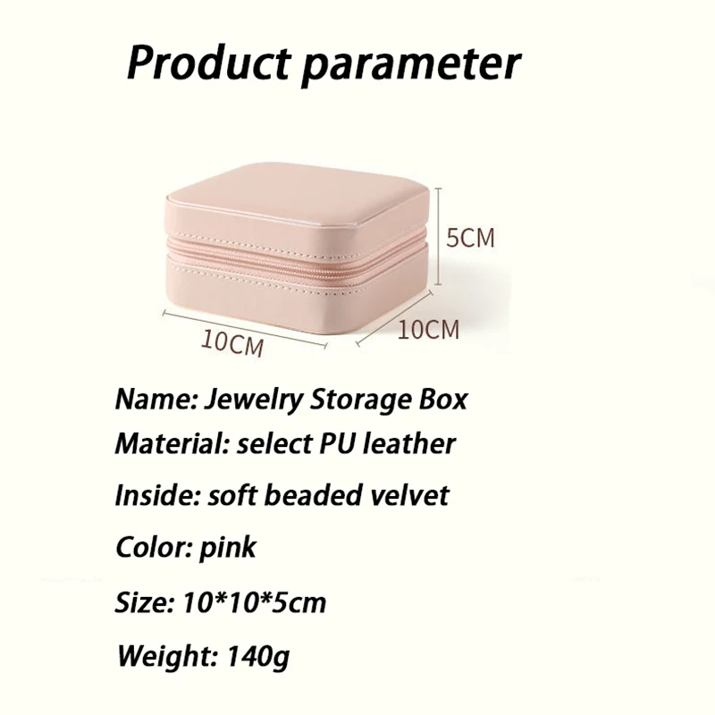

Portable travel ring earrings jewelry box, jewelry storage box