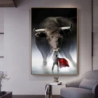 Настенные плакаты и принты Matador, современное художественное полотно, рисунок в стиле Bullfight, для гостиной, украшение для дома без рамки